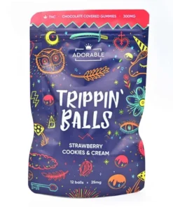 Mit 300 mg THC angereicherte Trippin Balls – Bezaubernd